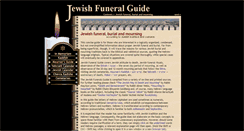 Desktop Screenshot of jewish-funeral-guide.com